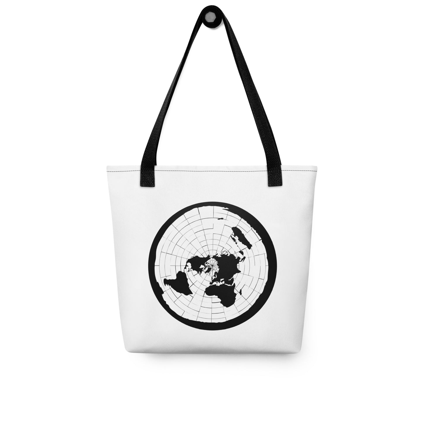 Flat Earth Map Tote Bag