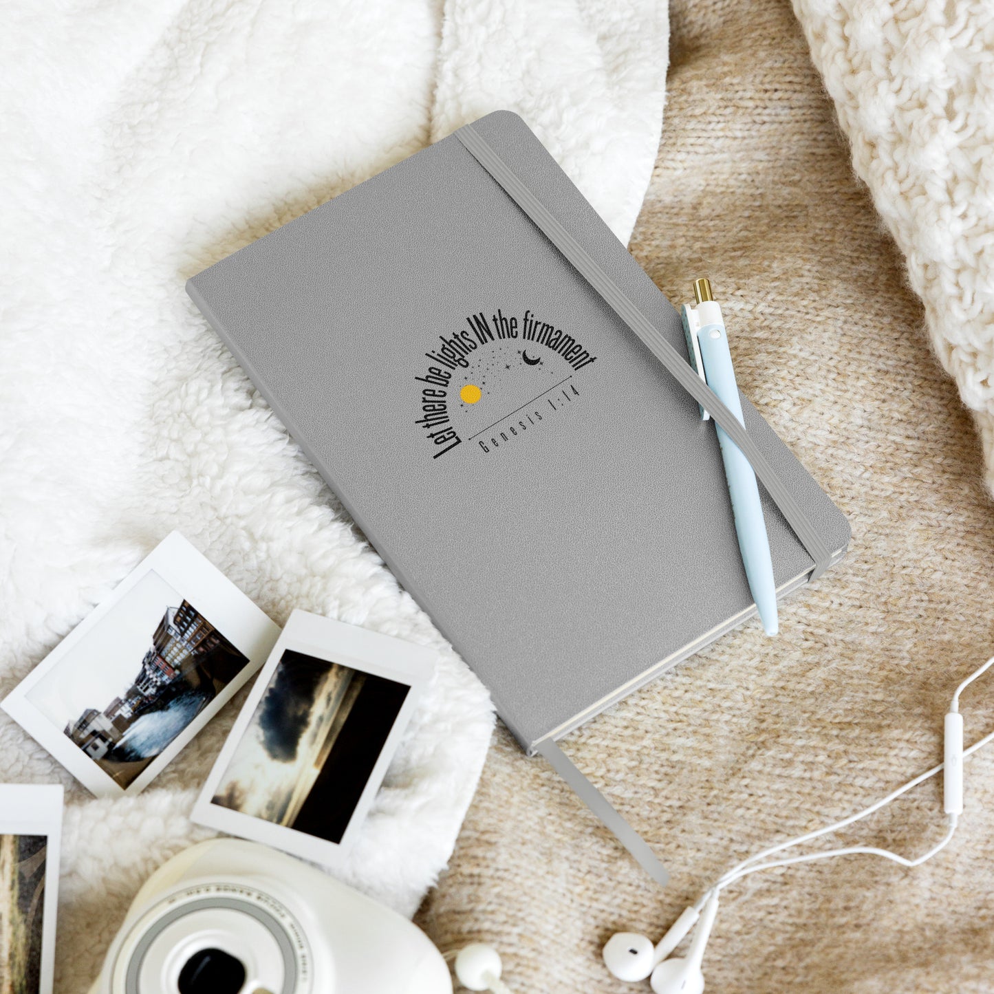 Lights in Firmament Hardcover Notebook