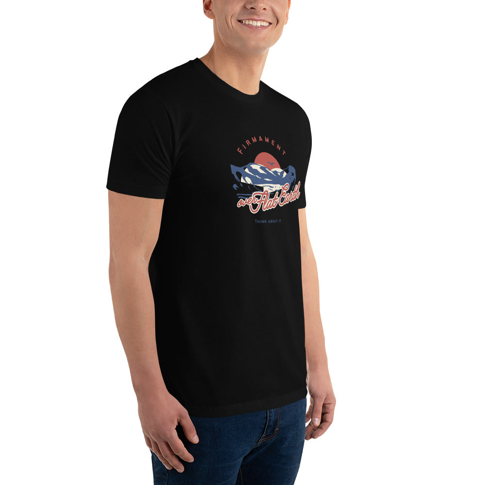 Firmament over Flat Earth - Short Sleeve T-shirt