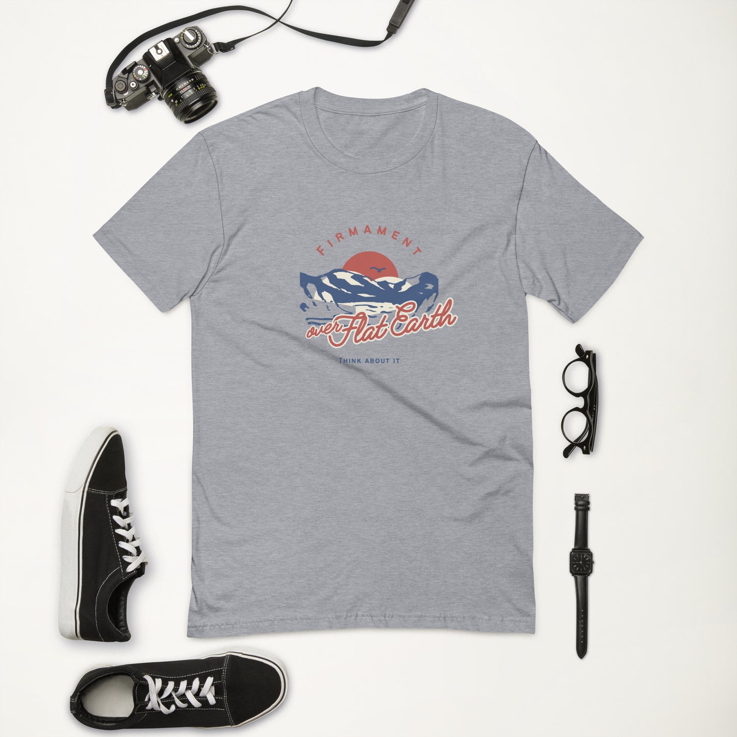 Firmament over Flat Earth - Short Sleeve T-shirt