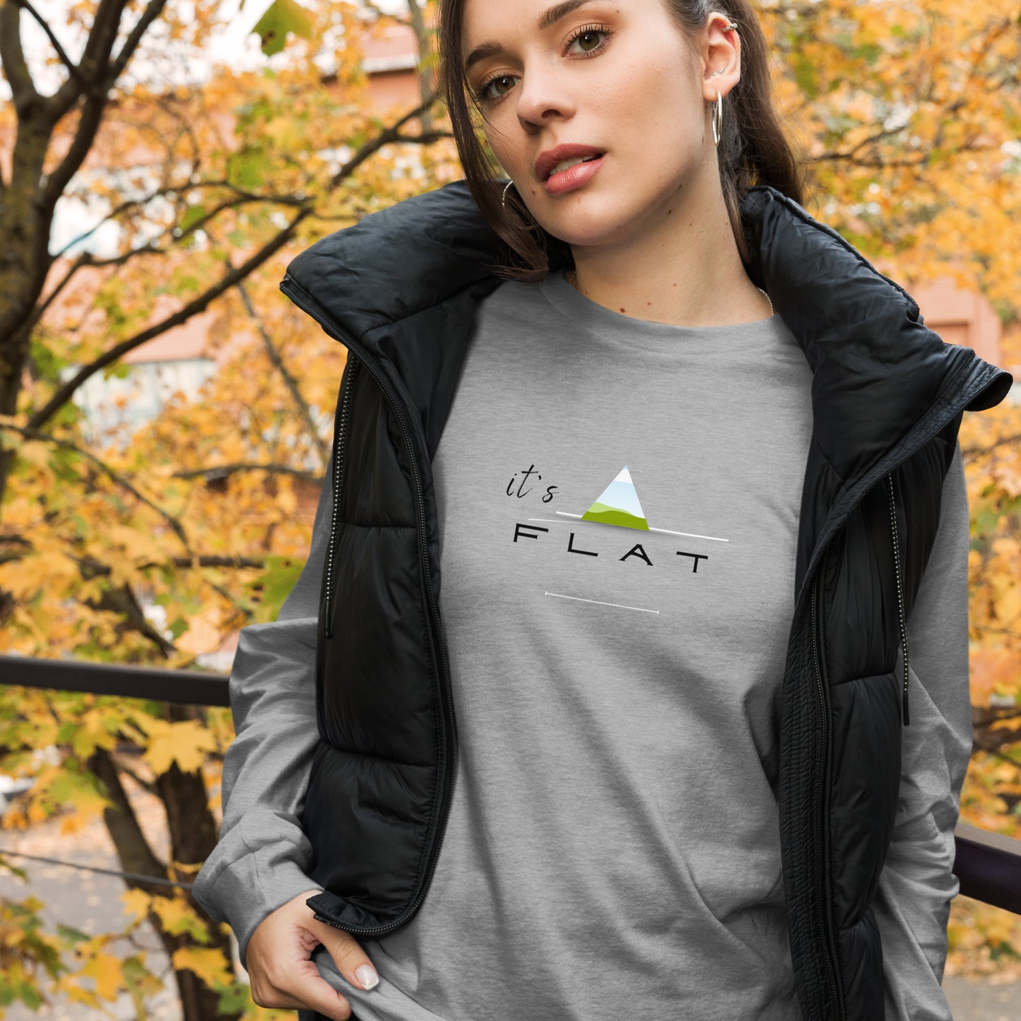 It's Flat - unisex long sleeve tee