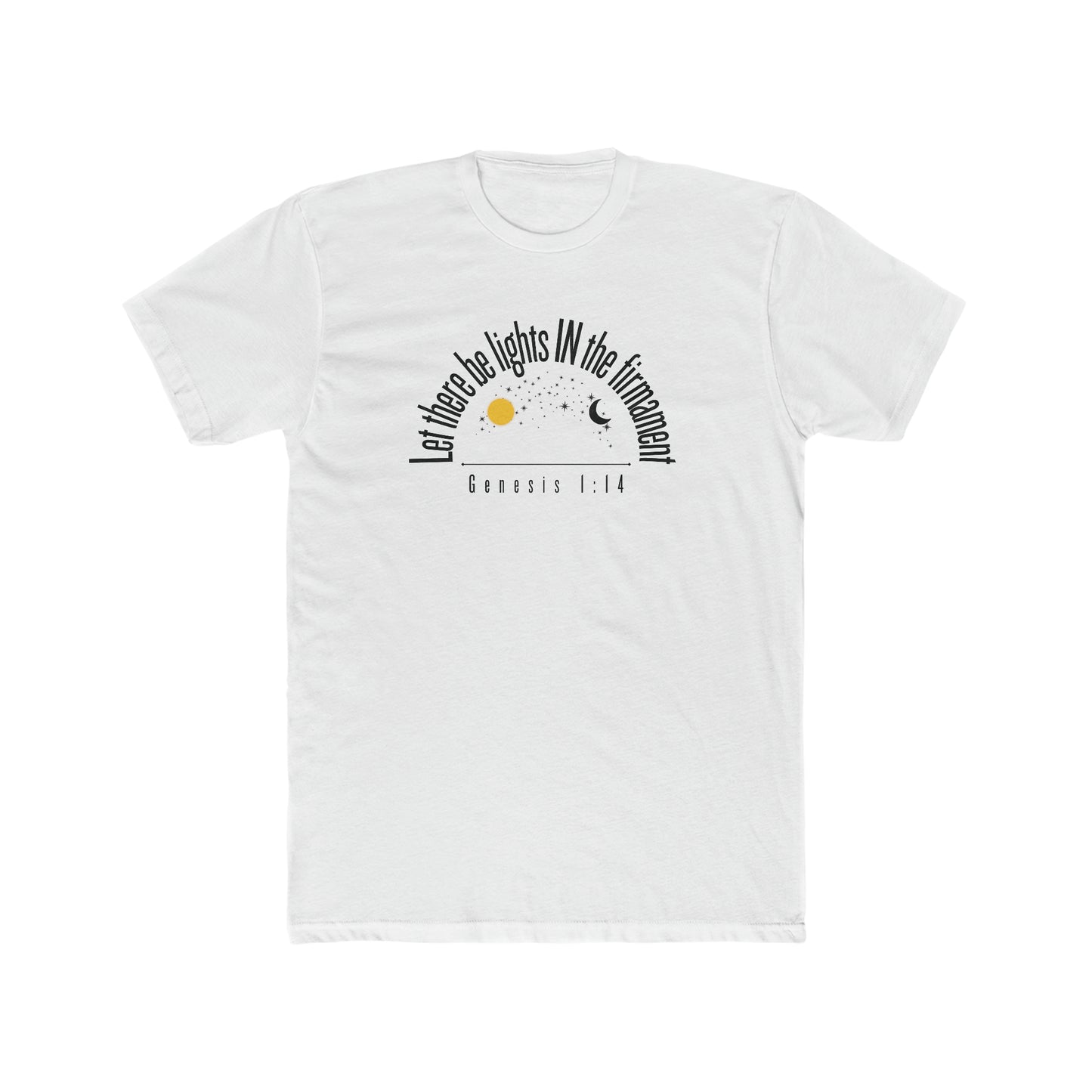 Lights in Firmament - Men's Cut Cotton Crew Tee