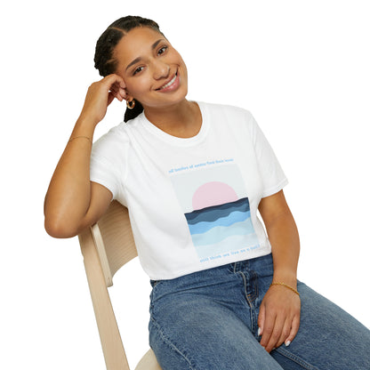 Water is Level - unisex softstyle t-shirt