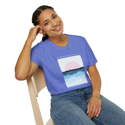 Water is Level - unisex softstyle t-shirt