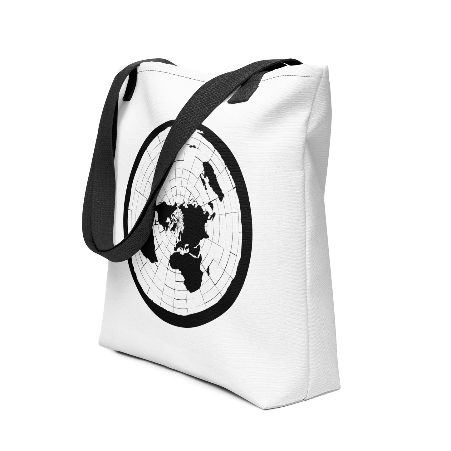 Flat Earth Map Tote Bag