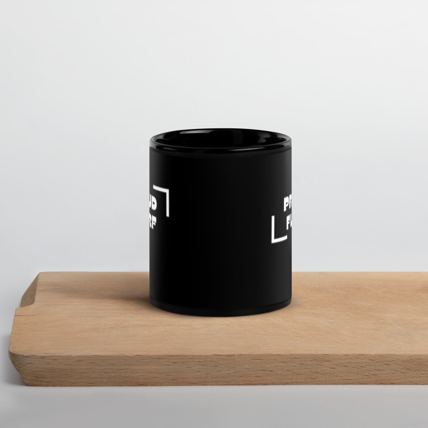 Proud FLERF - black glossy mug