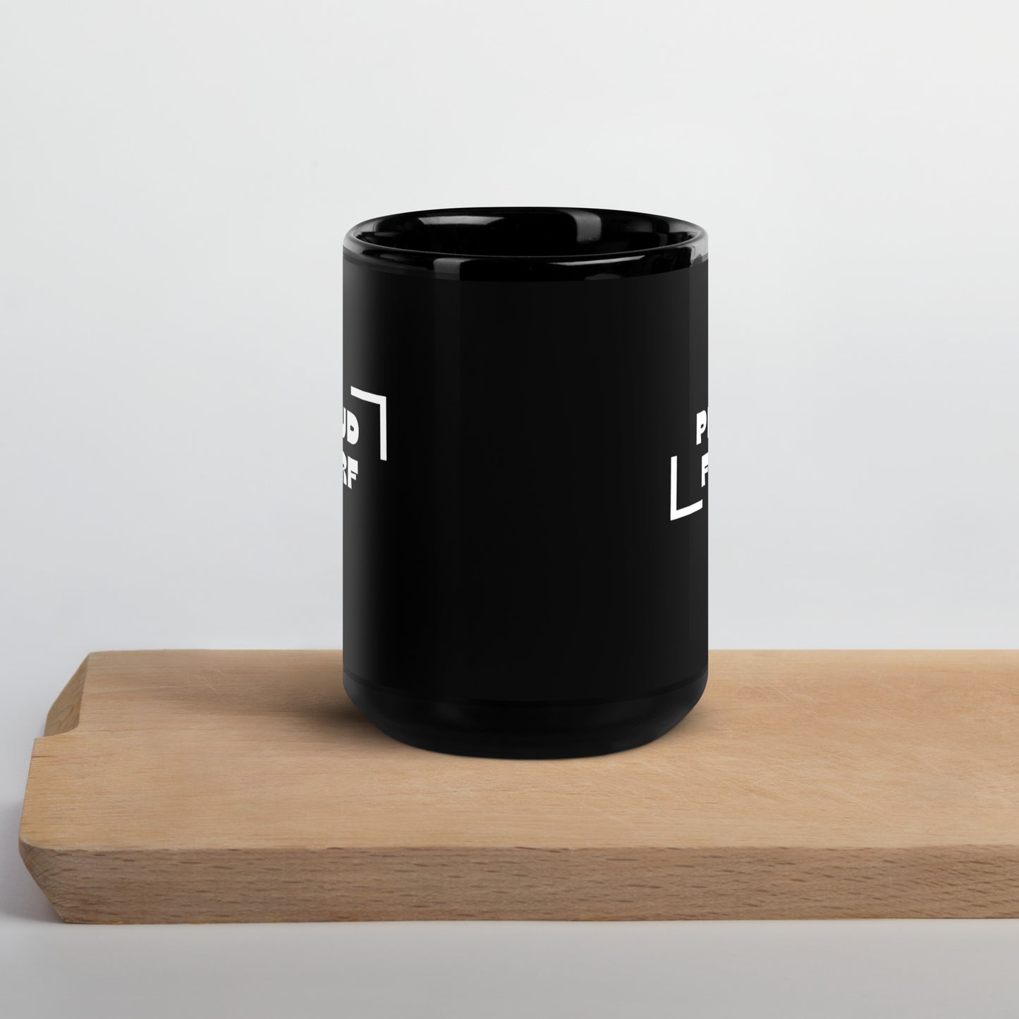 Proud FLERF - black glossy mug