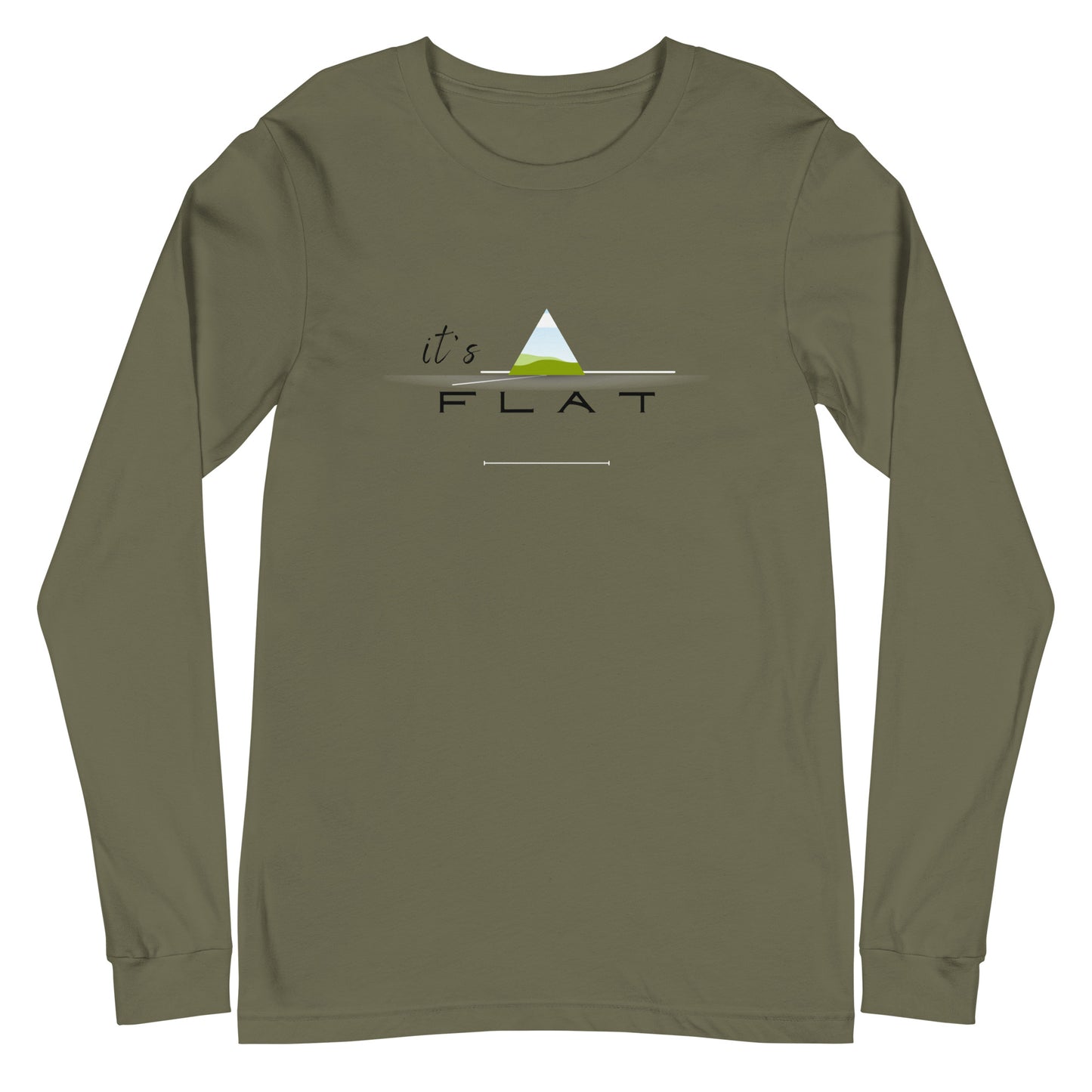 It's Flat - unisex long sleeve tee