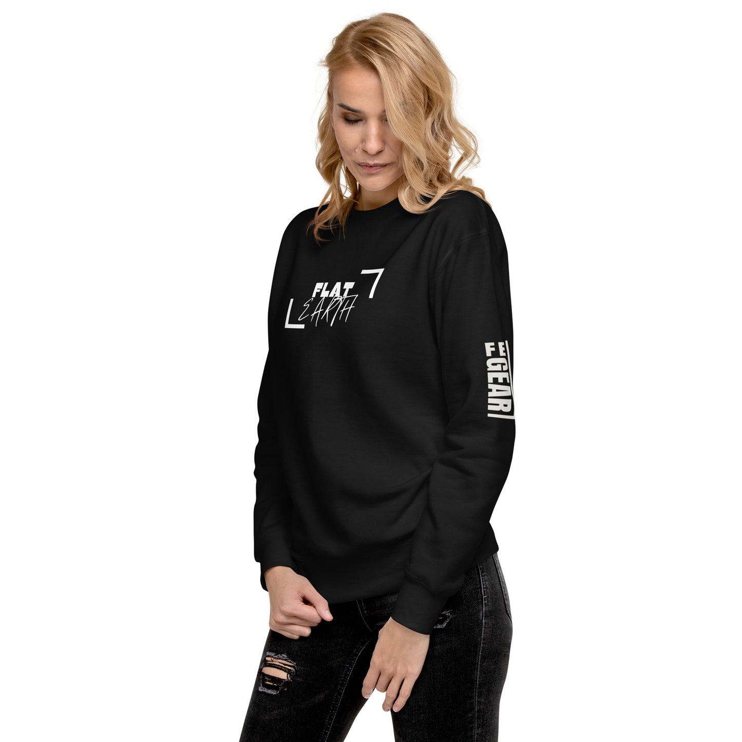 Flat Earth - Unisex Premium Sweatshirt