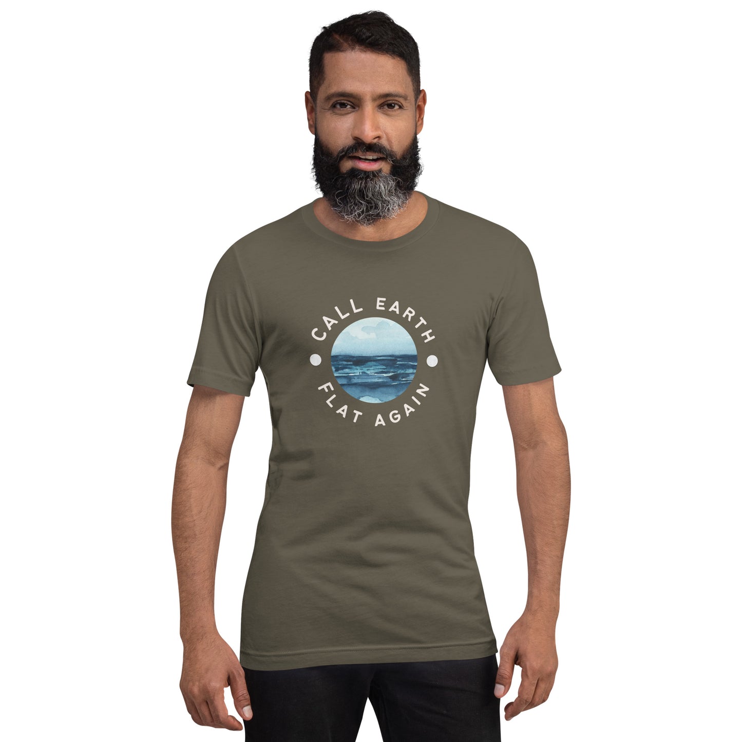 Call Earth Flat Again Unisex t-shirt