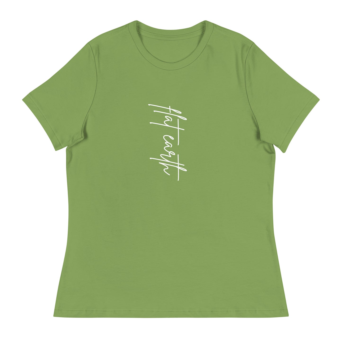 Simply Flat Earth - women's relaxed t-shirt